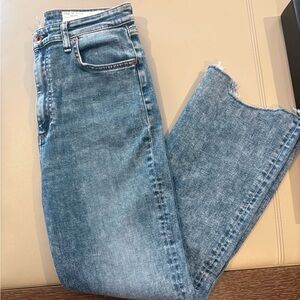 rag & bone Light Blue Straight Jeans